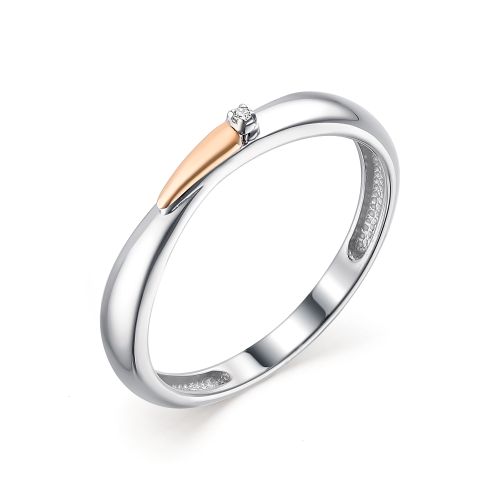 

Кольцо из серебра с бриллиантом р. 15.5 АЛЬКОР 01-1793/000Б-00, 01-1793/000Б-00