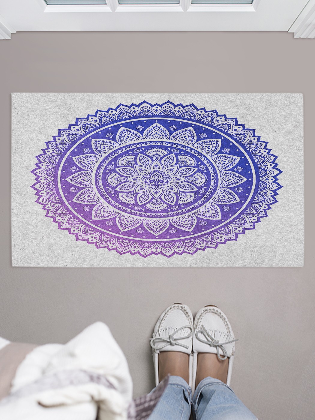 

Придверный коврик в прихожую для обуви, на резиновой основе, 75x45 см door_79949 JoyArty