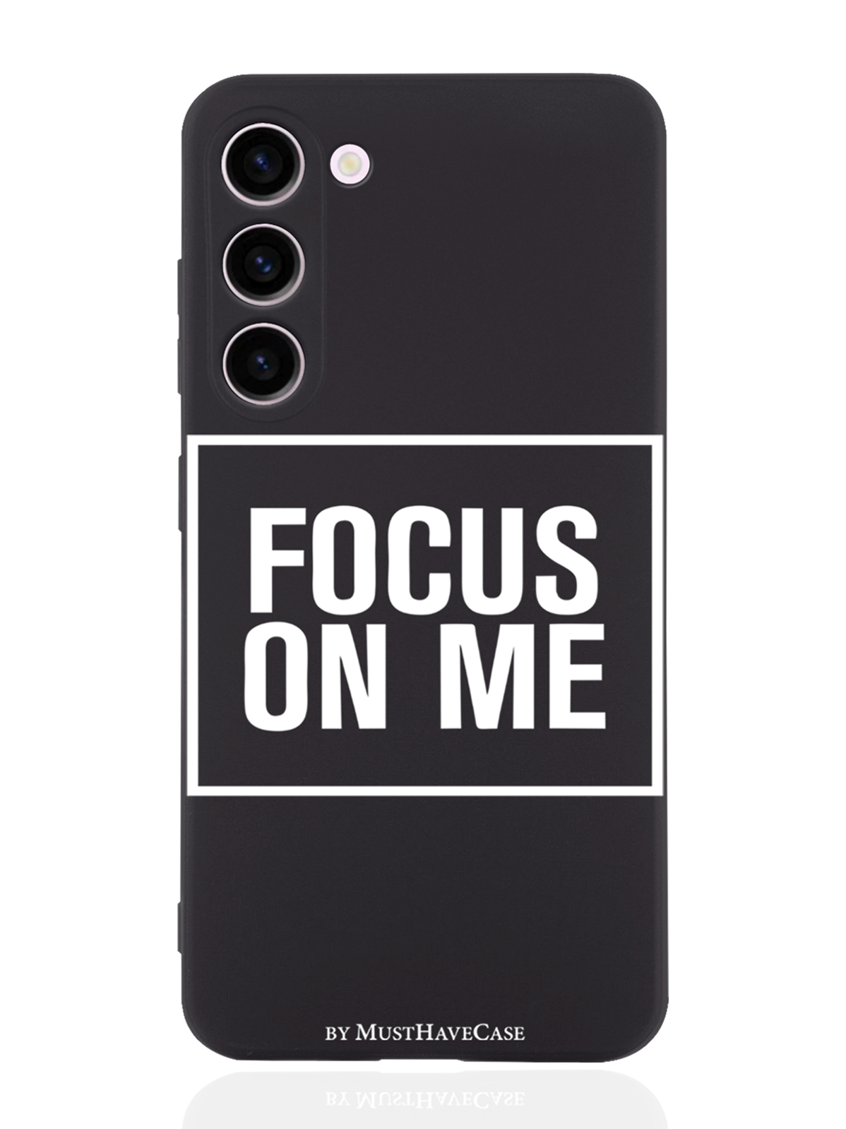 фото Чехол musthavecase для samsung galaxy s23+ focus on me черный