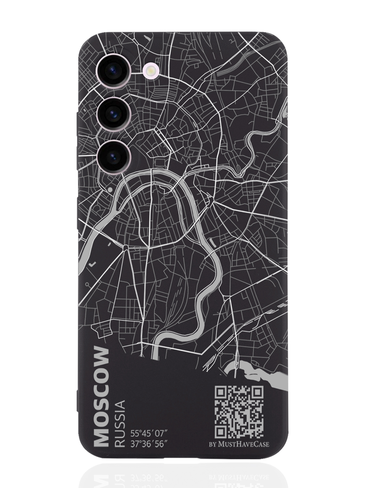 

Чехол MustHaveCase для Samsung Galaxy S23+ Карта Москвы черный, Серый;черный
