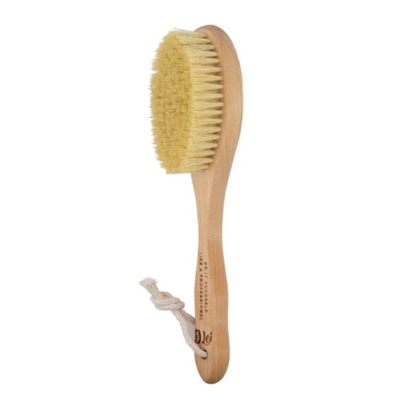 Массажная щетка PRBRUSH LEI для сухого массажа, тампико, с покрытием