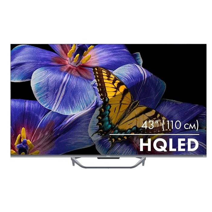 

43 Телевизор HAIER Smart TV S4, QLED, 4K Ultra HD, серый, СМАРТ ТВ, Android TV