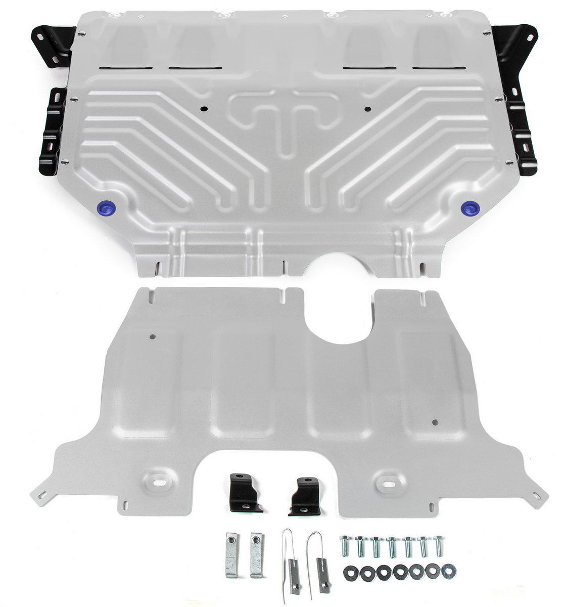 фото Защита картера и кпп rival volkswagen teramont 2017-2020 2021-н.в., 2 части, 333.5861.2