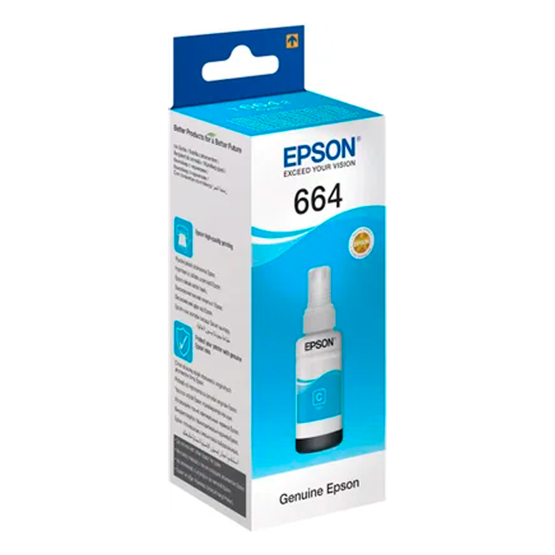 

Чернила для струйного принтера Epson (C13T66424A) голубой, оригинальный