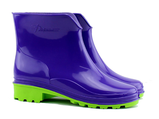 Резиновые ботинки женские Дарина Д16 фиолетовые 36 RU