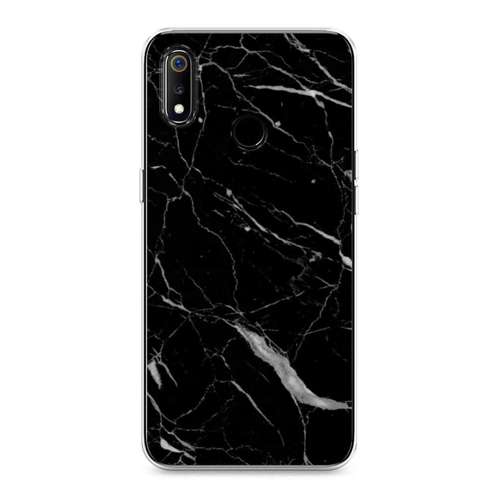 

Чехол Awog на Realme 3 "Черный минерал", 251050-3