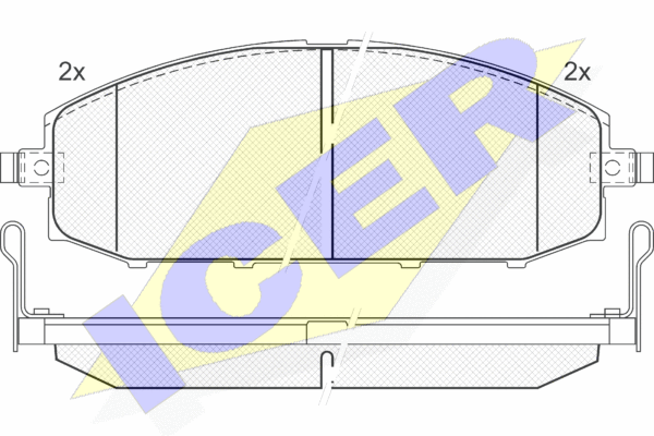 

Колодки Дисковые Передние Nissаn Раtrоl Y61 4.5I/2.8Тd/4.2Тd 97>/3.0Di 00> ICER 181 181448