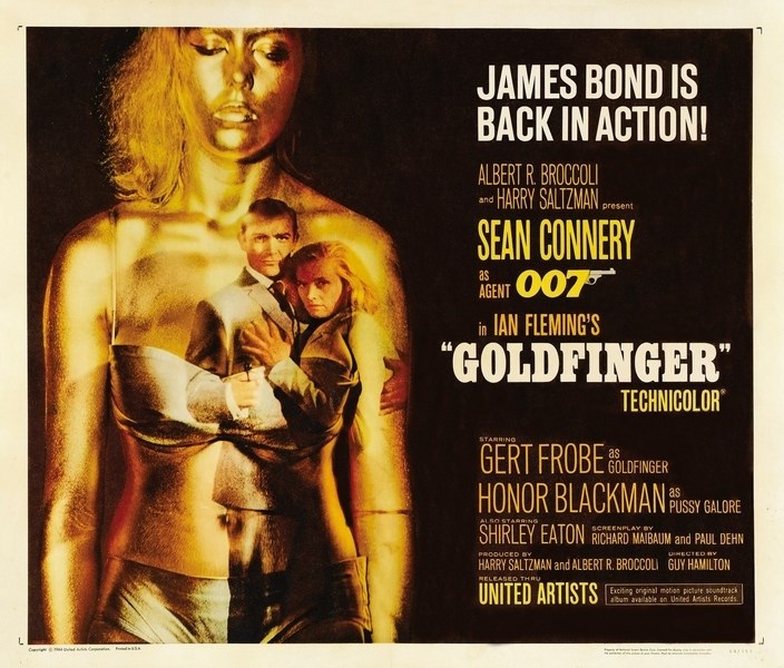 

Постер к фильму "Джеймс Бонд 03 - Голдфингер" (Goldfinger) A2