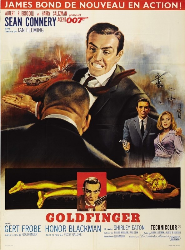 

Постер к фильму "Джеймс Бонд 03 - Голдфингер" (Goldfinger) A2