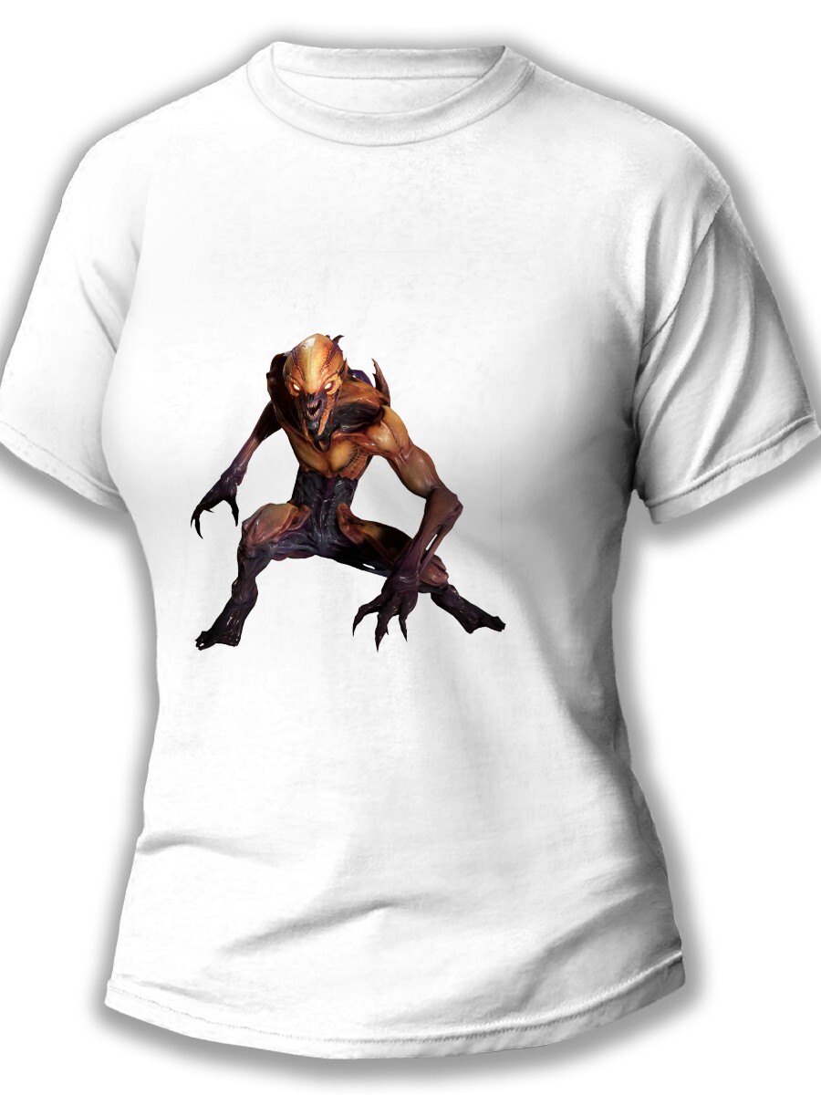 Футболка женская На стиле! F-W-2508-0820 белая, 2XL