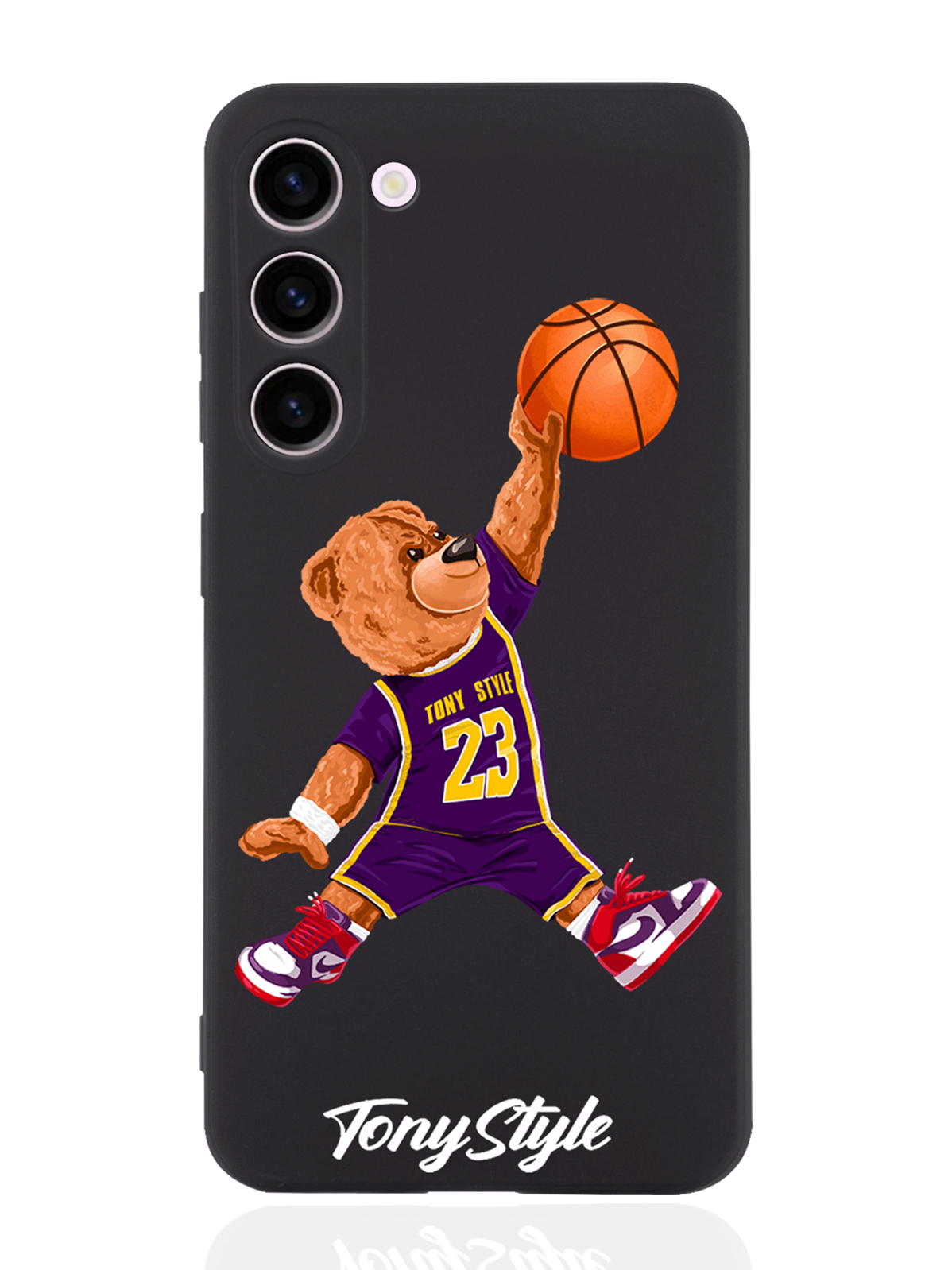 

Чехол Tony Style для Samsung Galaxy S23+ Tony Style баскетболист с мячом черный, Фиолетовый;коричневый;желтый;оранжевый