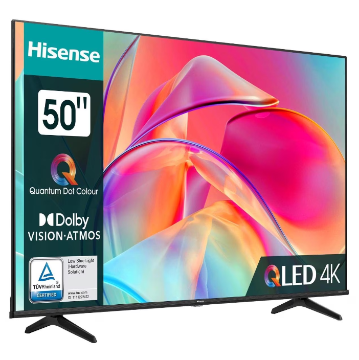 

Телевизор HISENSE 50E7KQ, 50"(127 см), UHD 4K, Черный, 50E7KQ