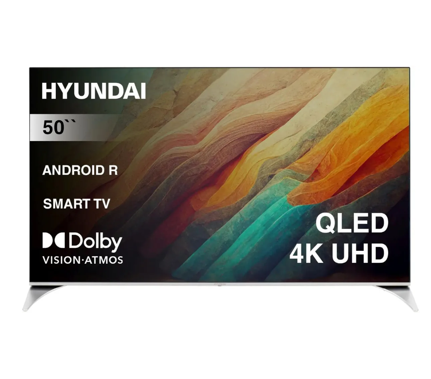 

Телевизор HYUNDAI H-LED50QBU7500, 50"(127 см), UHD 4K, Черный, H-LED50QBU7500