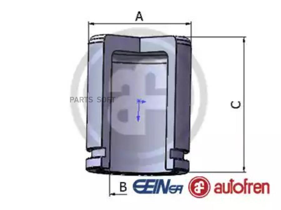 

Поршень Перед. Suzuki Sx4 06> (D=57, H=54.6)