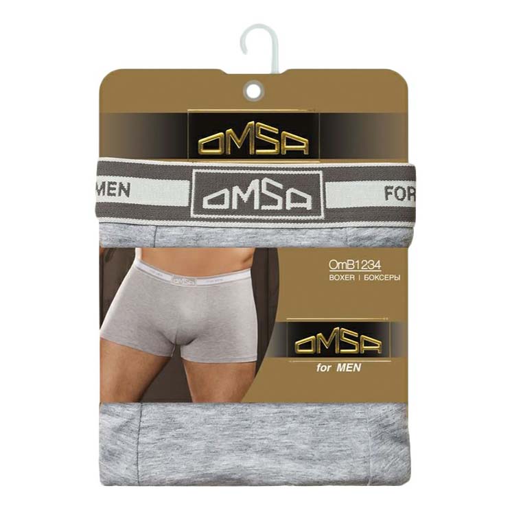

Трусы мужские Omsa серые M