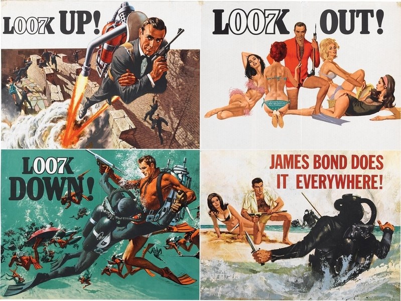 

Постер к фильму "Джеймс Бонд 04 - Шаровая молния" (Thunderball) 50x70 см