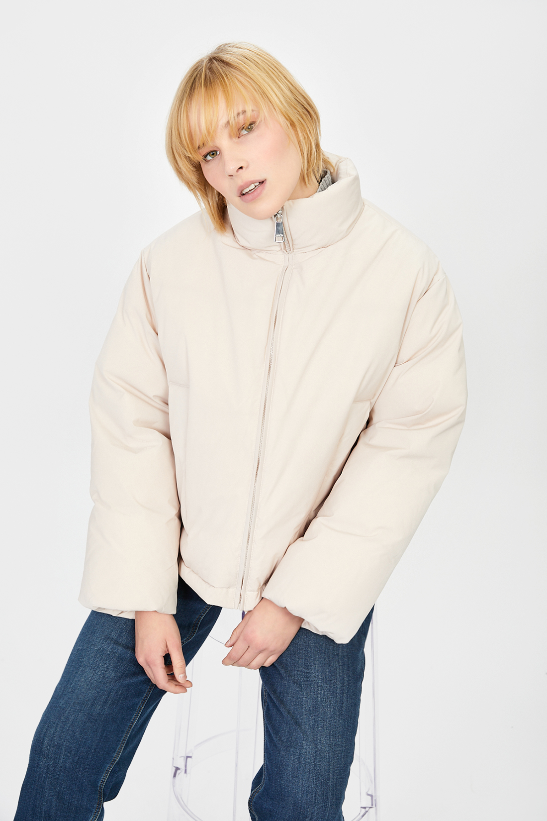 

Куртка женская Baon B001580 бежевая XL, B001580