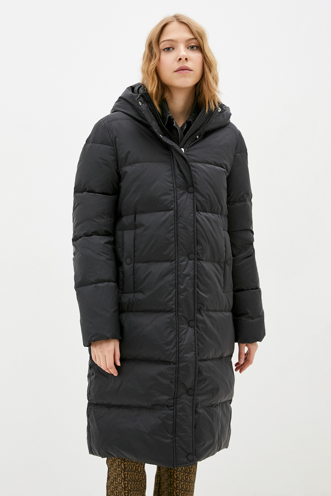 

Пуховик женский Baon B001583 черный 3XL, B001583