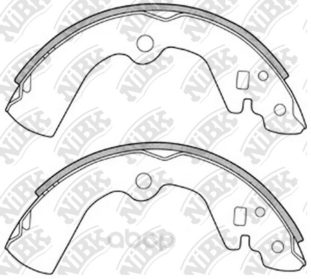 

Тормозные колодки NiBK барбанные для Ford Primera, Sunny/Hyundai Sonata 1985-1995 FN1170