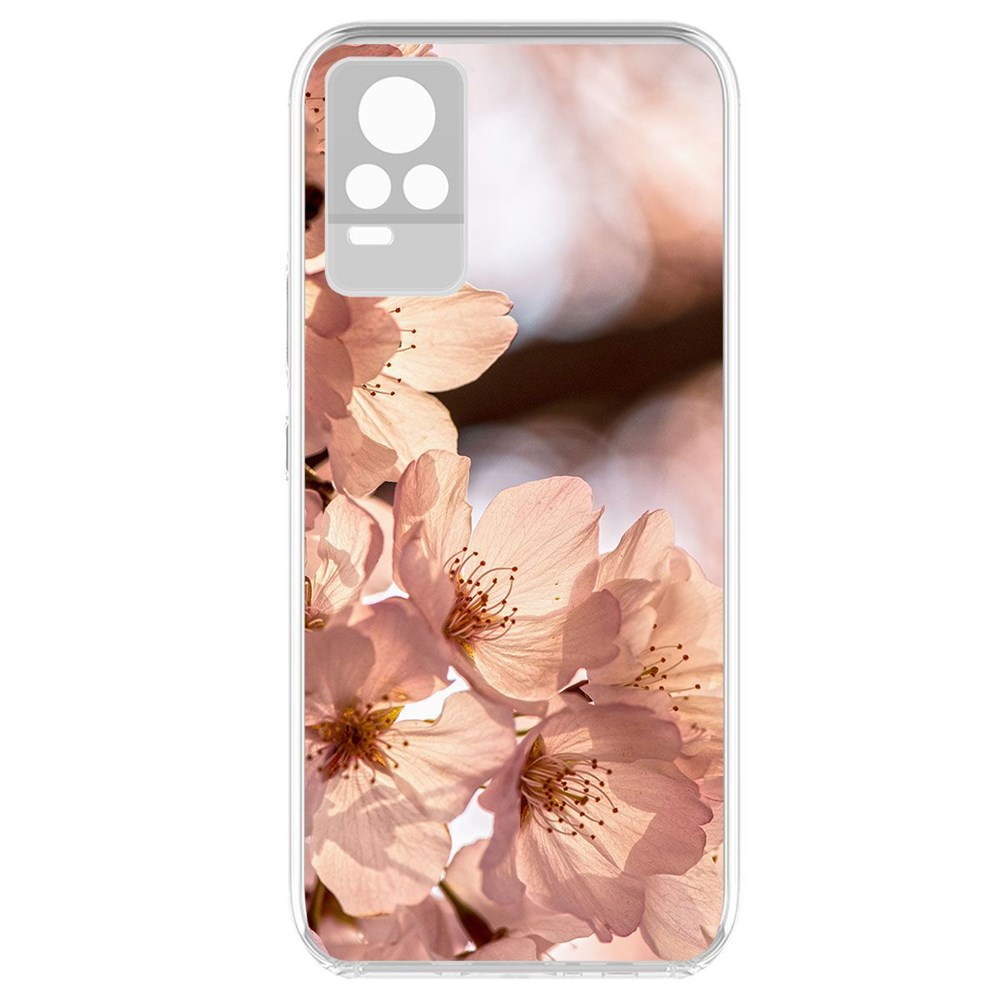 

Чехол-накладка Krutoff Clear Case Ранняя весна для Vivo V21e