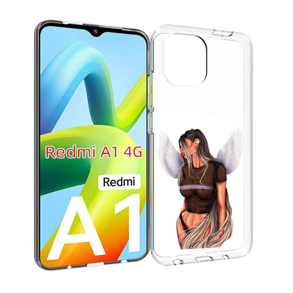 

Чехол MyPads девушка-ангел-с-крыльями женский для Xiaomi Redmi A1, Прозрачный, Tocco