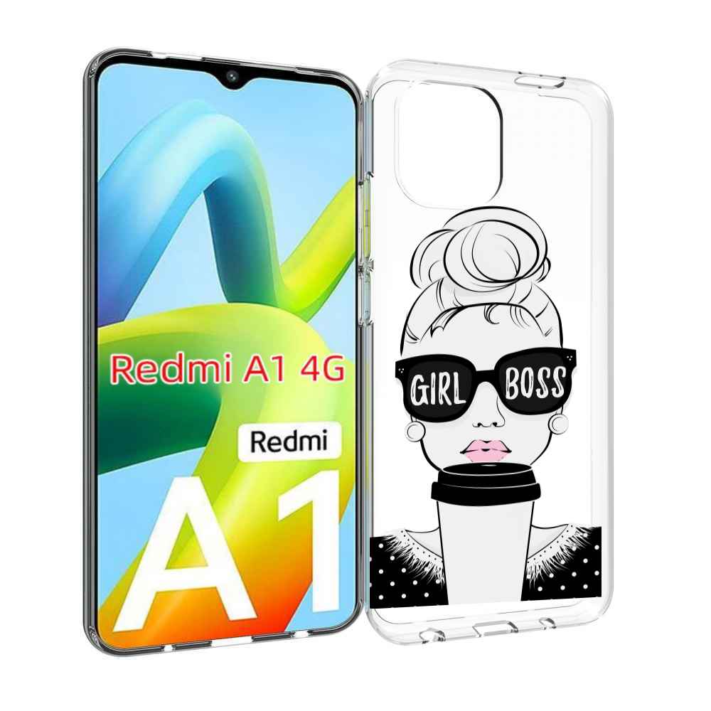 

Чехол MyPads девушка-босс женский для Xiaomi Redmi A1, Прозрачный, Tocco