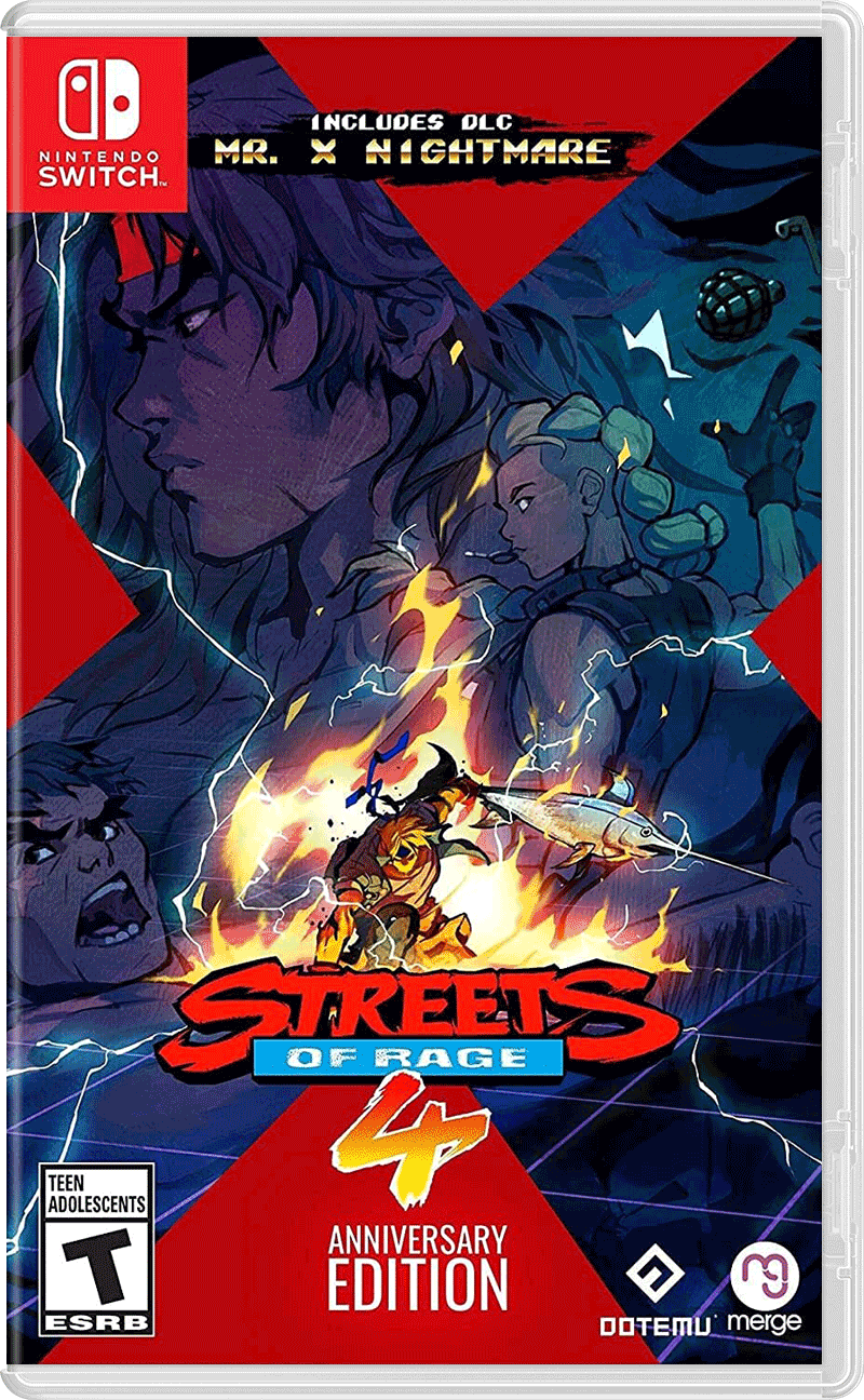 Игра Streets of Rage 4 Anniversary Edition (Nintendo Switch, русские субтитры)