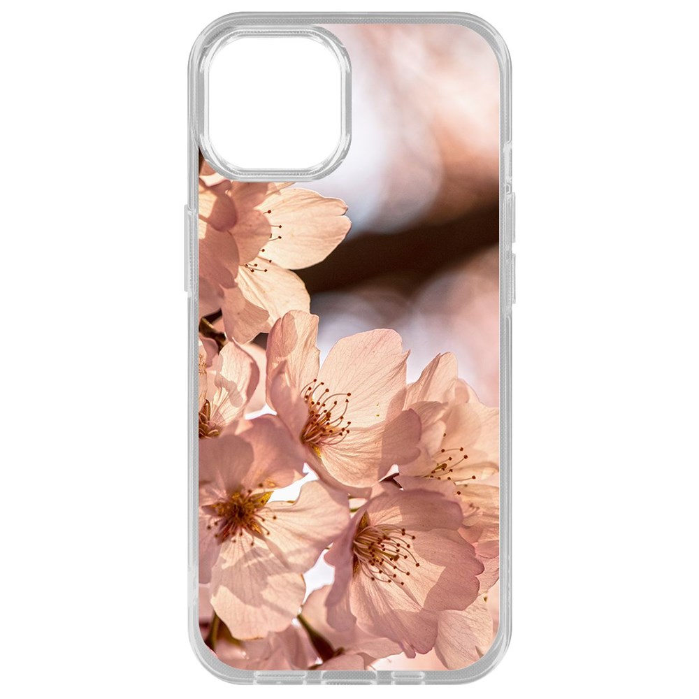 

Чехол-накладка Krutoff Clear Case Ранняя весна для iPhone 14 Plus, Прозрачный