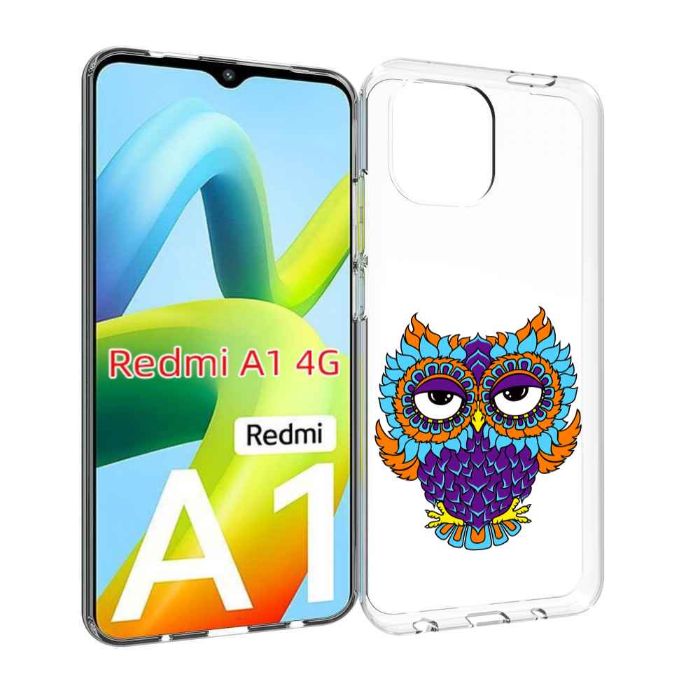 

Чехол MyPads Цветная сова для Xiaomi Redmi A1, Прозрачный, Tocco