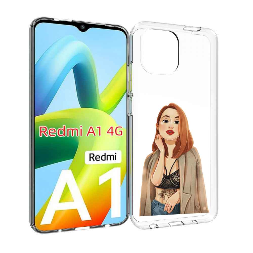 

Чехол MyPads девушка-в-кружевном-2 для Xiaomi Redmi A1, Прозрачный, Tocco