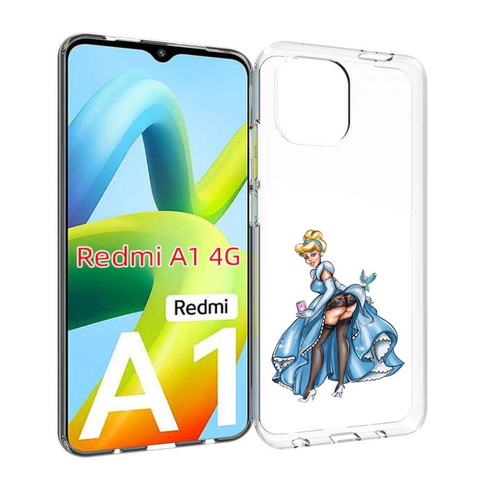 

Чехол MyPads девушка-в-платье-красивая женский для Xiaomi Redmi A1, Прозрачный, Tocco