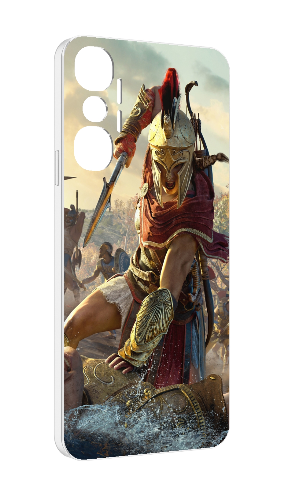 

Чехол MyPads Assassin's Creed Odyssey Kassandra мужской для Infinix Hot 20 4G, Прозрачный, Tocco