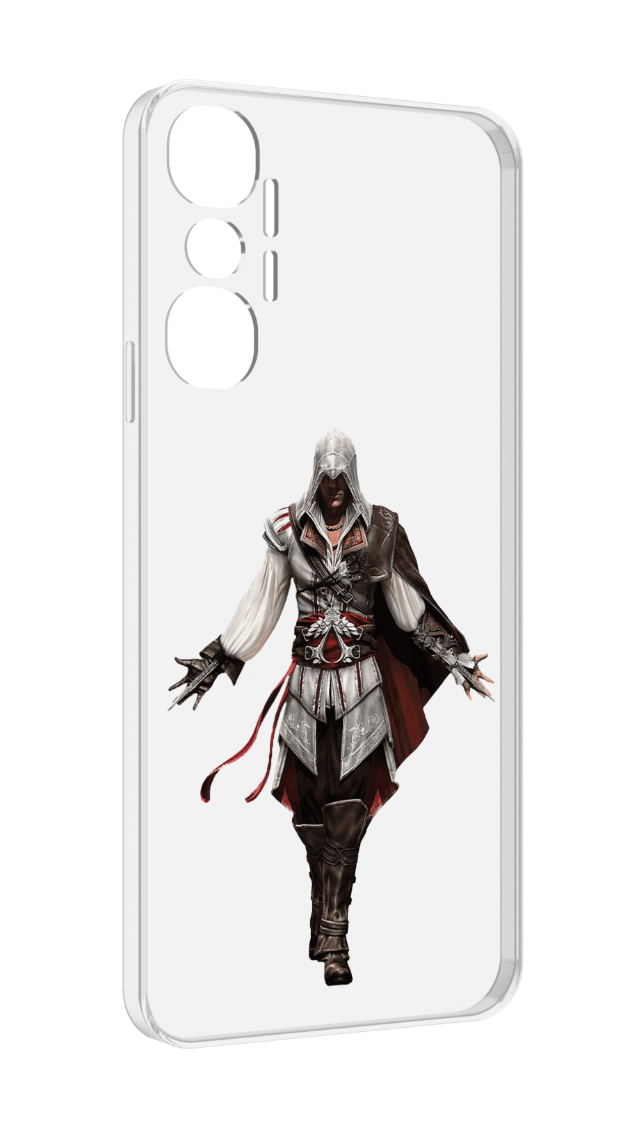 

Чехол MyPads Assassin's-Creed мужской для Infinix Hot 20 4G, Прозрачный, Tocco