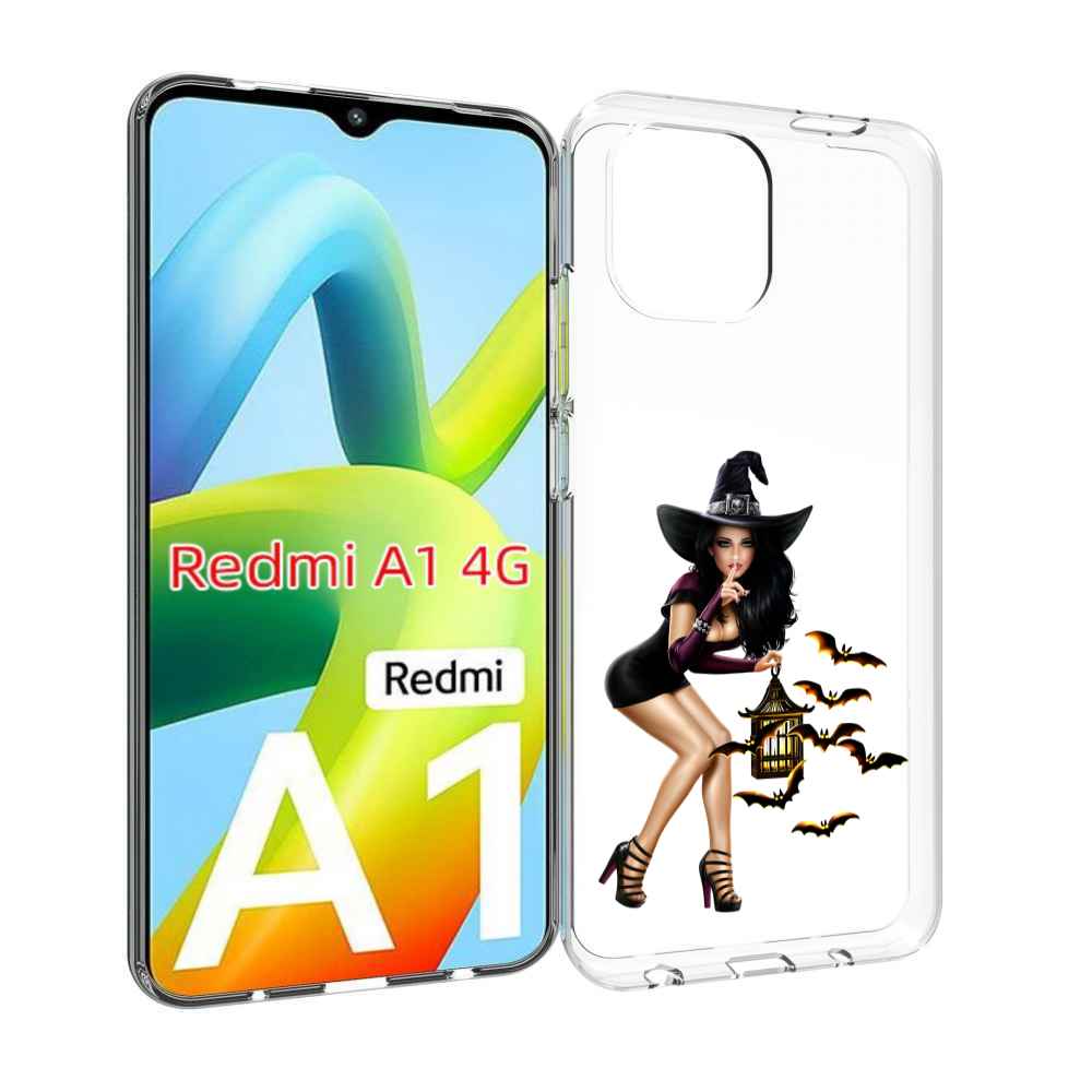 

Чехол MyPads девушка-ведьма женский для Xiaomi Redmi A1, Прозрачный, Tocco