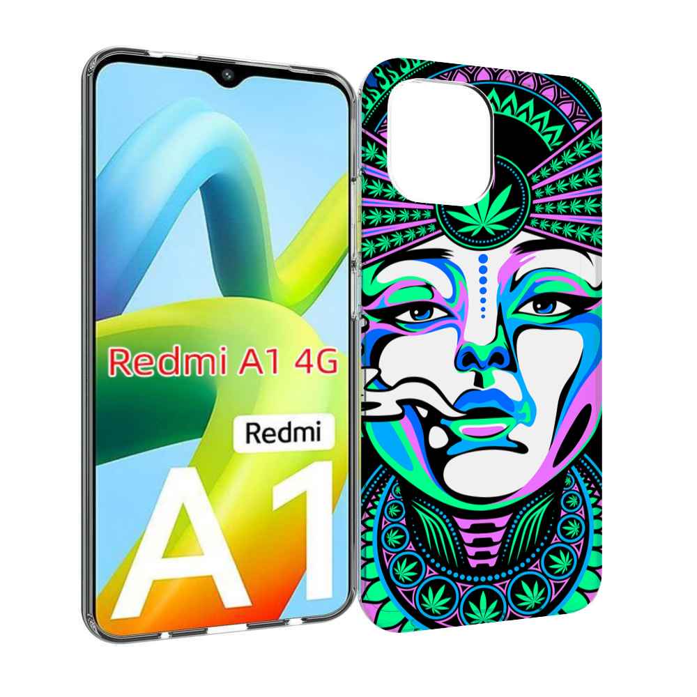 

Чехол MyPads девушка-любит-траву-абстракция для Xiaomi Redmi A1, Прозрачный, Tocco