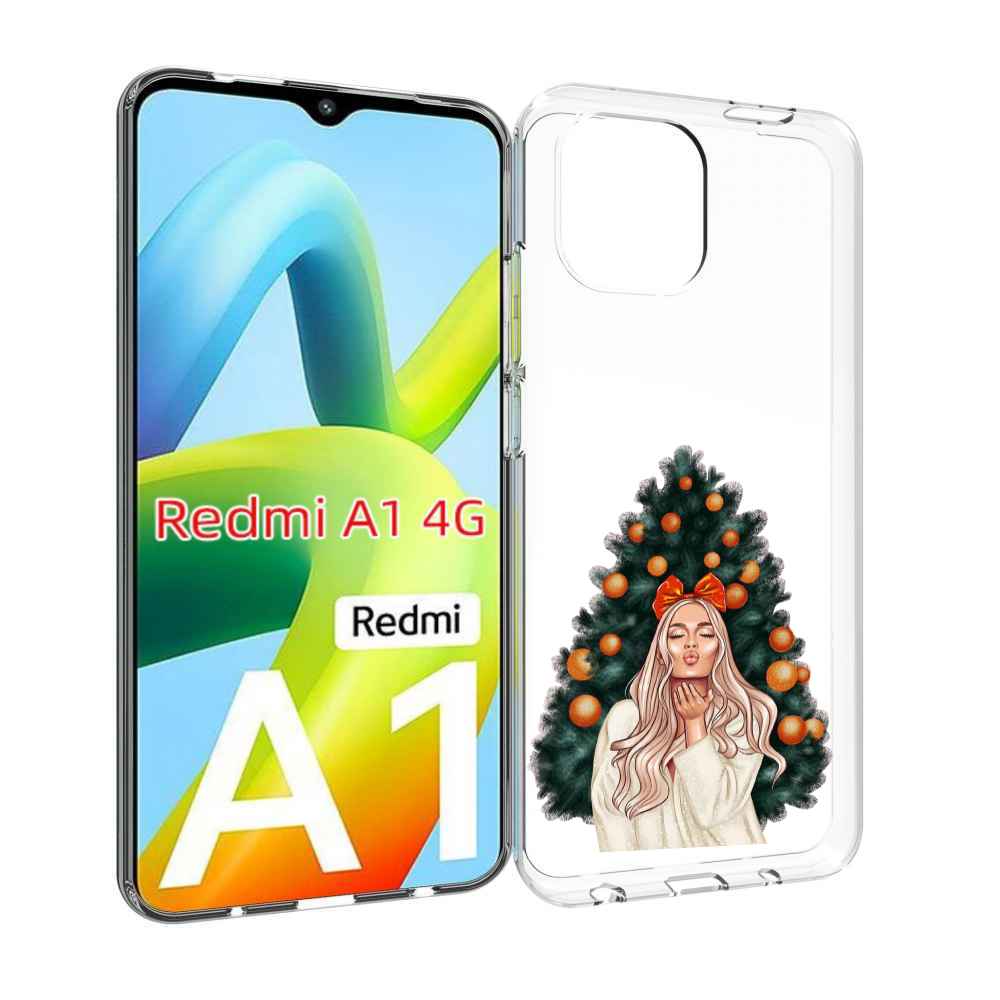 

Чехол MyPads девушка-под-елкой-с-мандаринами женский для Xiaomi Redmi A1, Прозрачный, Tocco