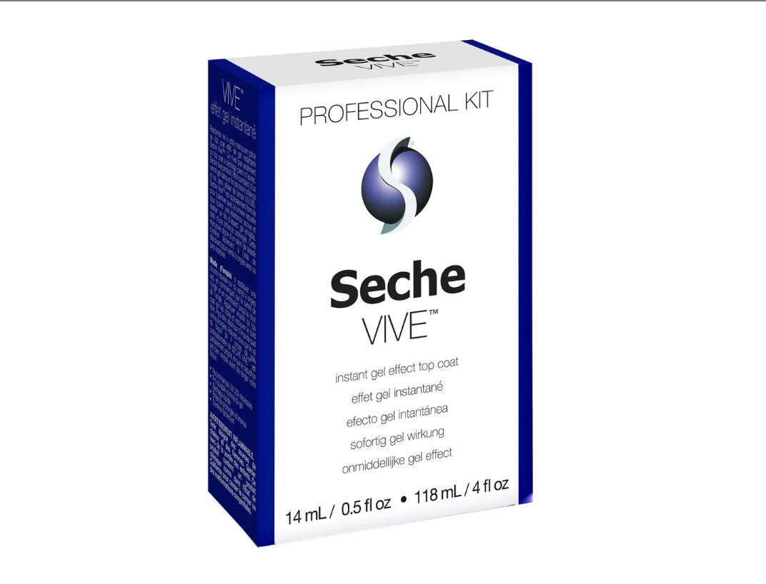 

Набор быстросохнущего верхнего покрытия для лака Seche Vive с гель-эффектом, 118 мл+14 мл, 30632