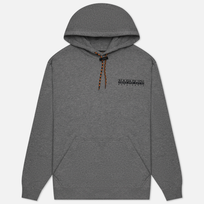 

Мужская толстовка Napapijri Mataje Hoodie серый, Размер XXL, Mataje Hoodie