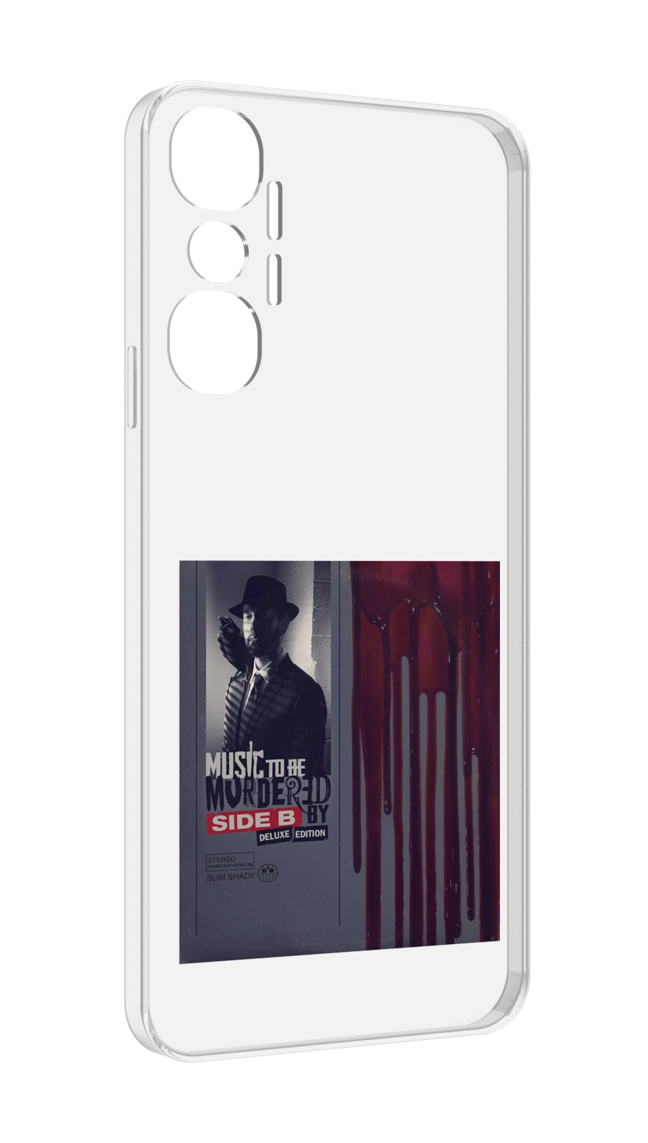 

Чехол MyPads Eminem MUSIC TO BE MURDERED BY для Infinix Hot 20 4G, Прозрачный, Tocco