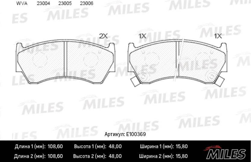 

Колодки тормозные передние Nissan Almera I/Almera I Hatchback 95>00 Suzuki Baleno 95>02 Mi