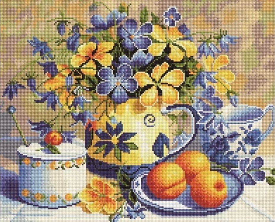 

Алмазная вышивка Painting Diamond «Натюрморт с абрикосами»