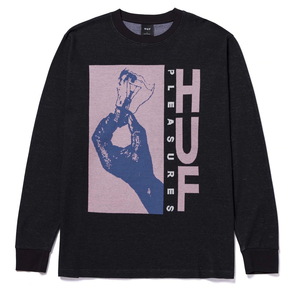 

Лонгслив мужской Huf KN00381 черный L, KN00381
