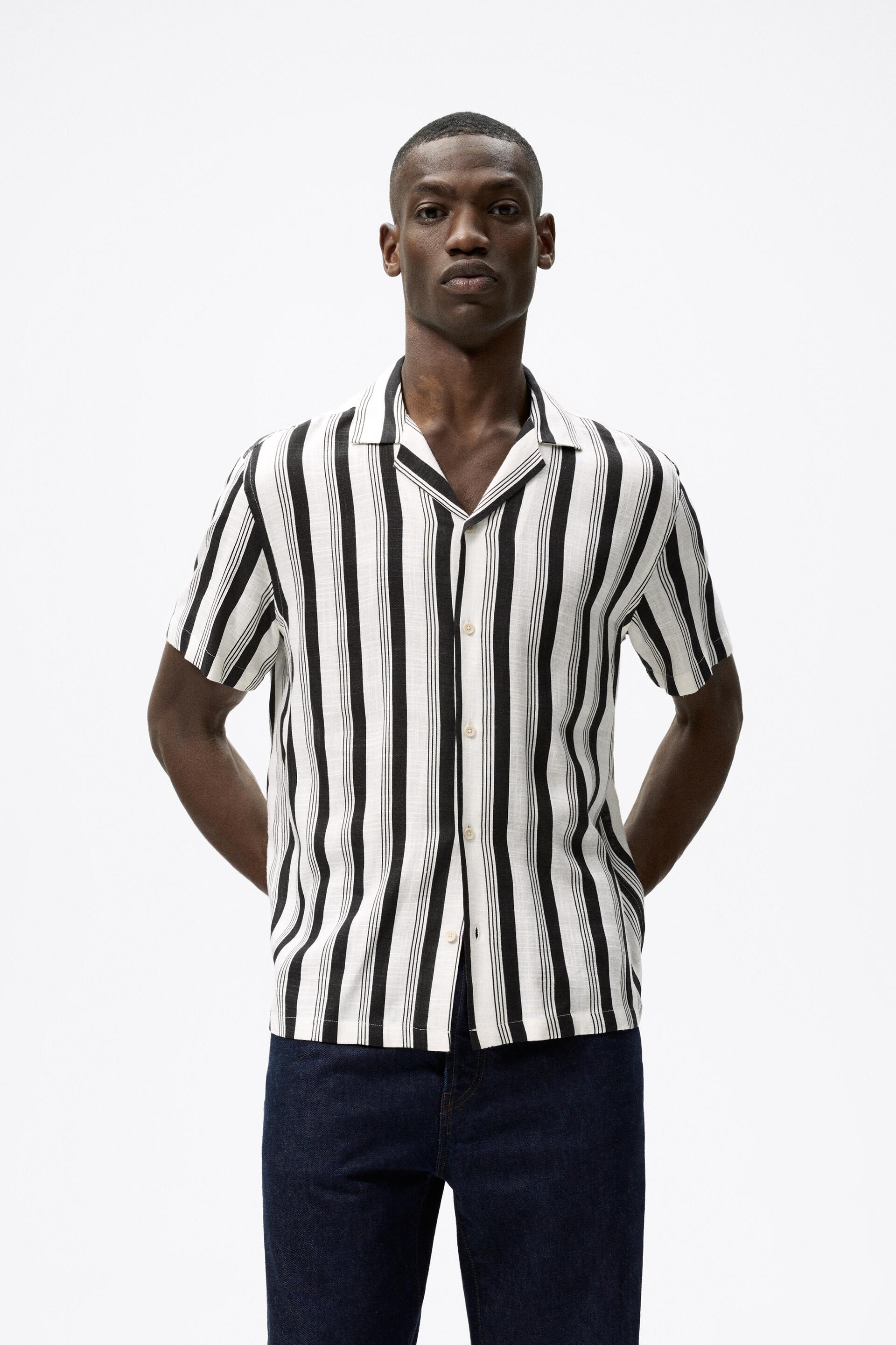 

Рубашка мужская ZARA 09934178 белая M (доставка из-за рубежа), 09934178