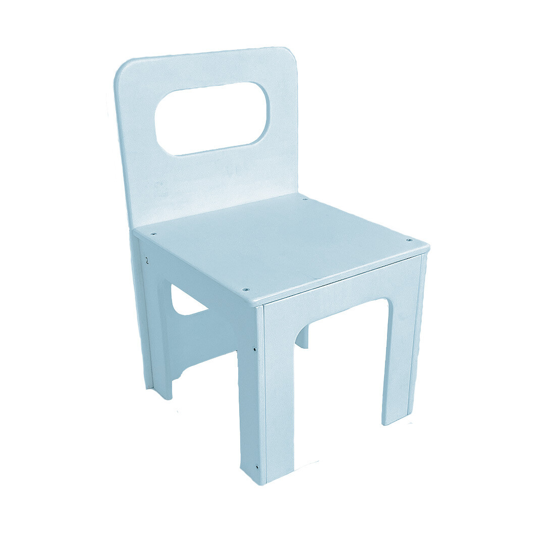 фото Детский стульчик посиделкин стул голубой