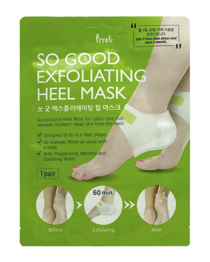Пилинг-маски для пяток PRRETI Exfoliating Heel Mask 1 пара