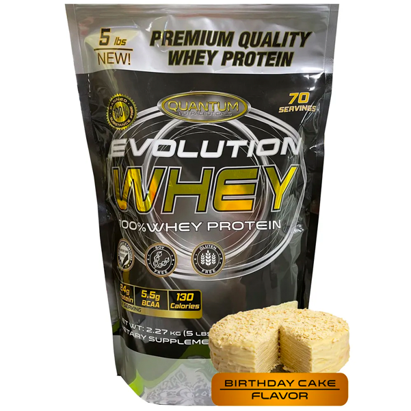 

Quantum Nutraceuticals Evolution Whey - 2270 грамм праздничный торт