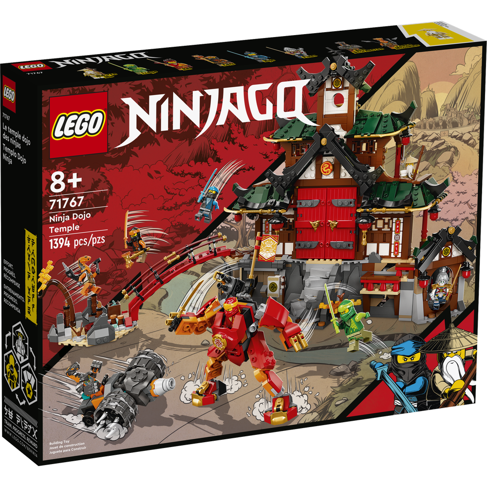 Конструктор LEGO Ninjago Храм-додзё ниндзя 71767 конструктор lego ninjago храм хрустального короля 71771