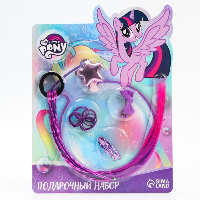 фото Подарочный набор аксессуаров для волос "искорка", my little pony hasbro