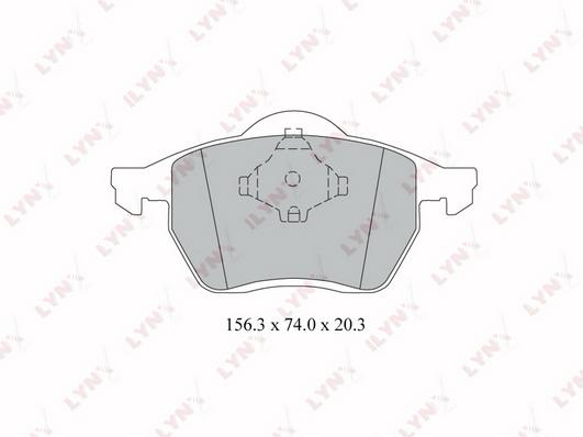 

Колодки тормозные передние дисковые VW Sharan 95>10 Seat Alhambra 96>10 Ford Galaxy 95>06