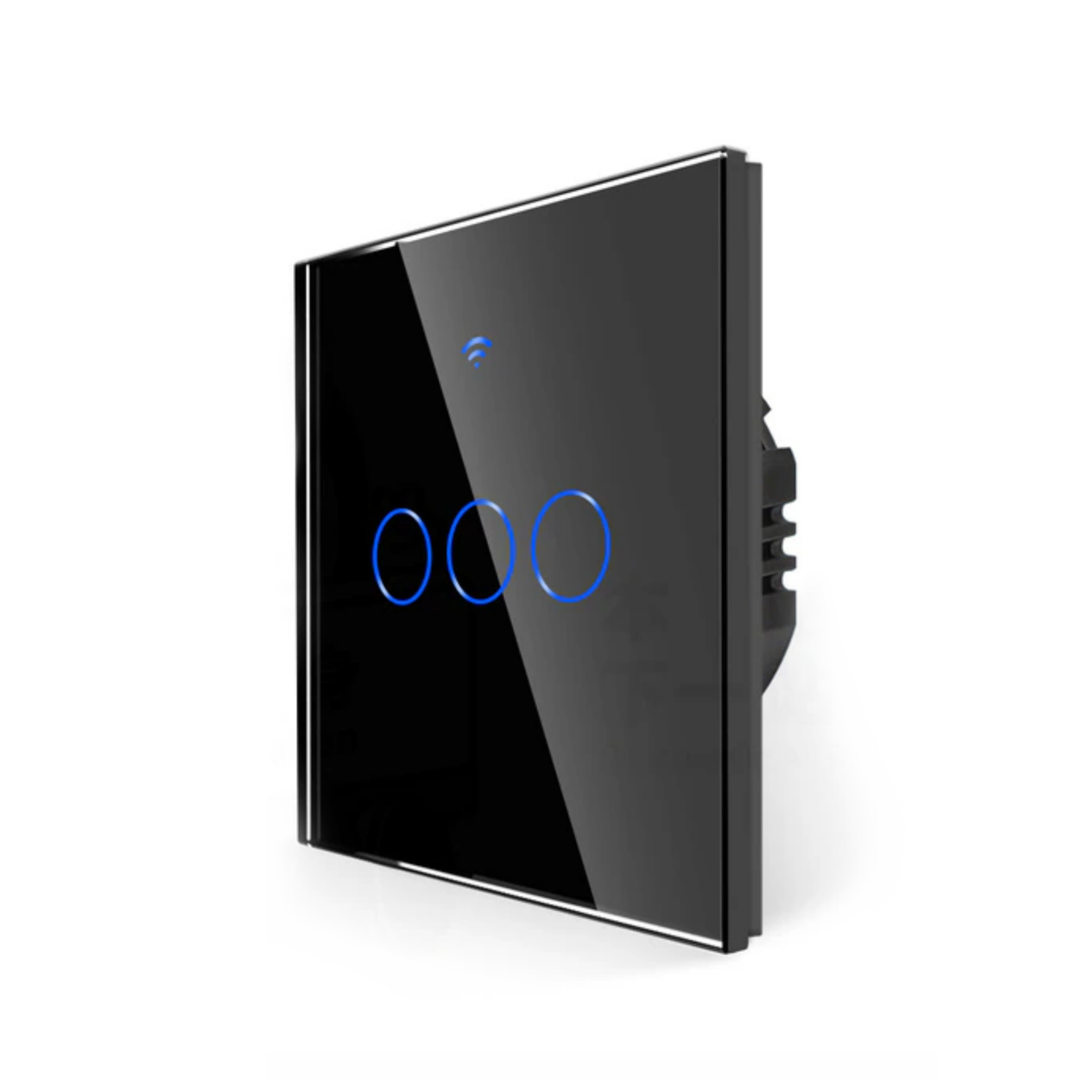 Умный сенсорный WiFi выключатель Smart Aura с нулём/без нуля, работает с Алисой
